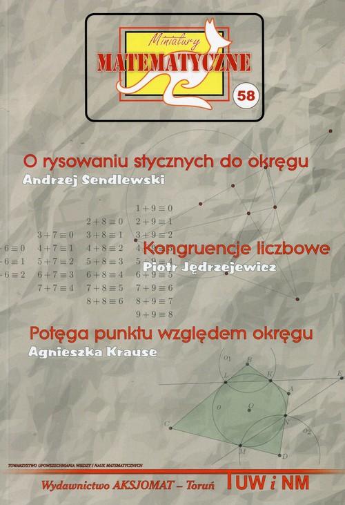 Miniatury matematyczne 58 - Sendlewski Andrzej, Jdrzejewicz Piotr, Krause Agnieszka